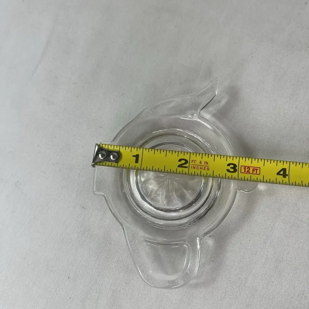 Glass votive candle holder, tea pot shape, vintage, tea party, decorative.